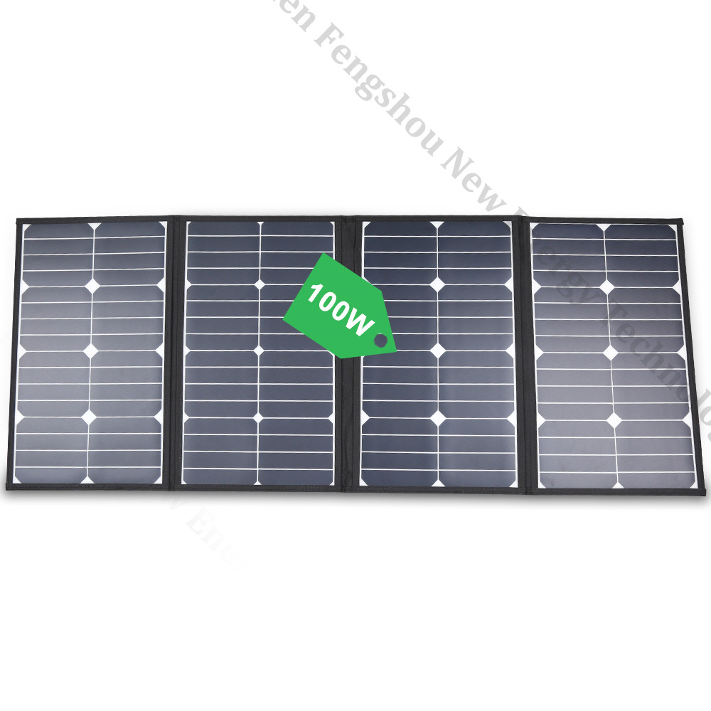 Chargers - Caricatore solare portatile pieghevole da 100