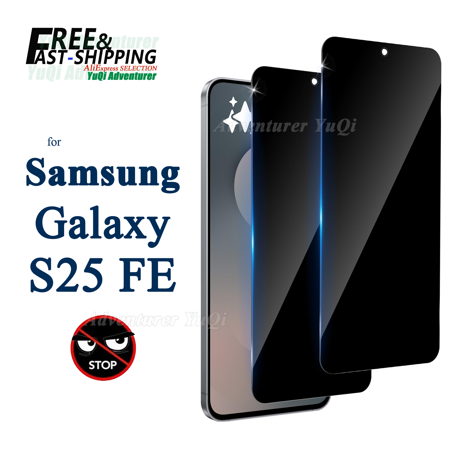 Anti Spy Privacy Glass Case - Proteggi schermo anti-spia per Samsung Galaxy