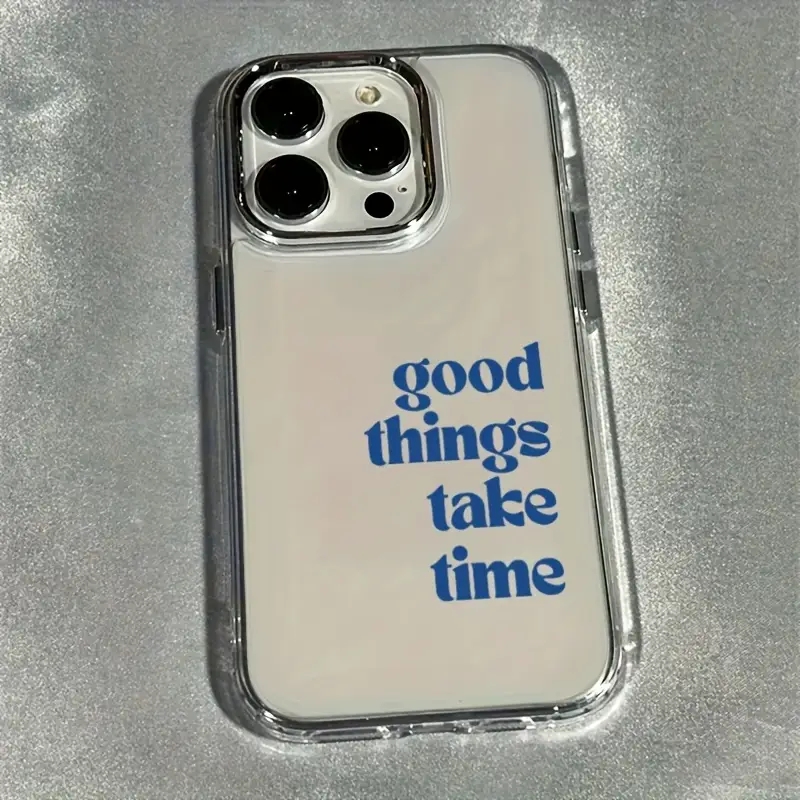 Clear Shockproof Bumper Case - Cose buone Prendi tempo Custodia con