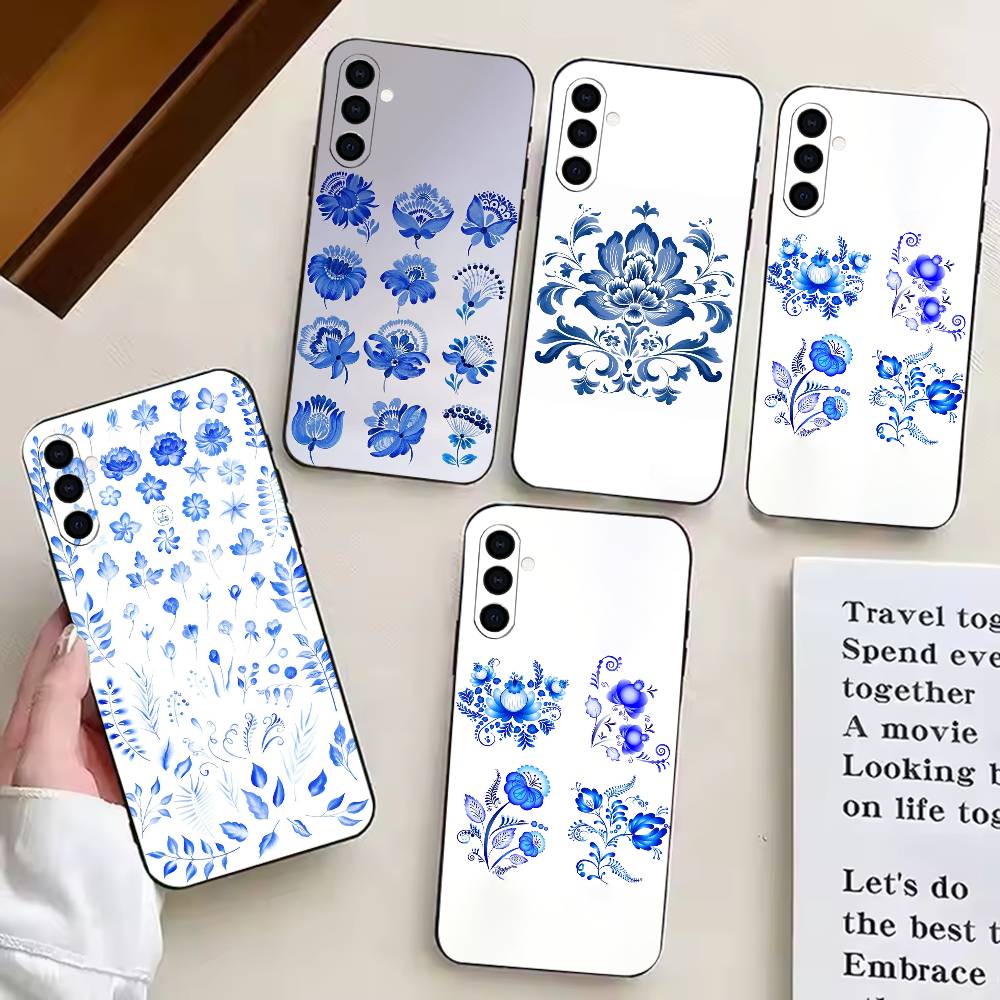 Vintage Floral Pattern Soft Case - v-Vintage Ornament Pattern Phone Case per