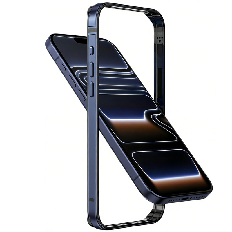 Metal Bumper Aluminum Frame Case - Custodia Sottile in Metallo Alluminio con
