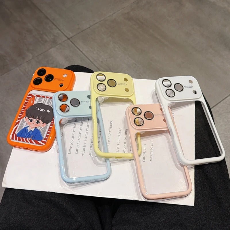Clear Shockproof Bumper Case - Custodia per telefono in acrilico trasparente