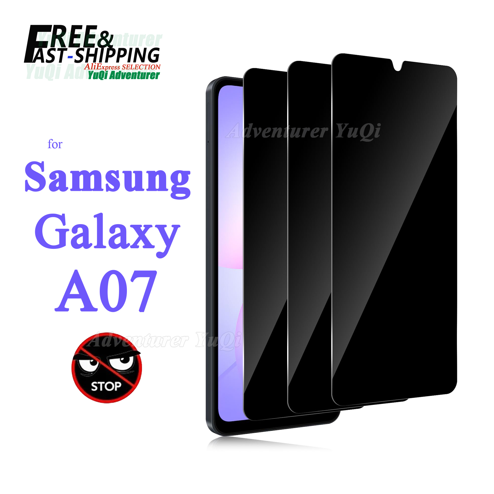 Anti Spy Privacy Glass Case - Proteggi schermo anti-spia per Samsung Galaxy