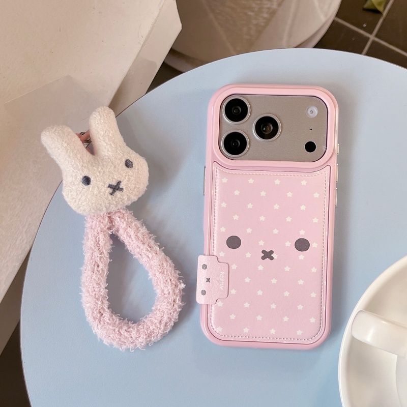 Cute Cartoon Wrist Strap Silicone Case - Custodia Protettiva in Pelle Anti-caduta Kawaii