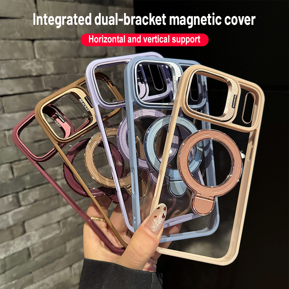Clear Shockproof Bumper Case - Custodia Magnetica MagSafe per iPhone 17