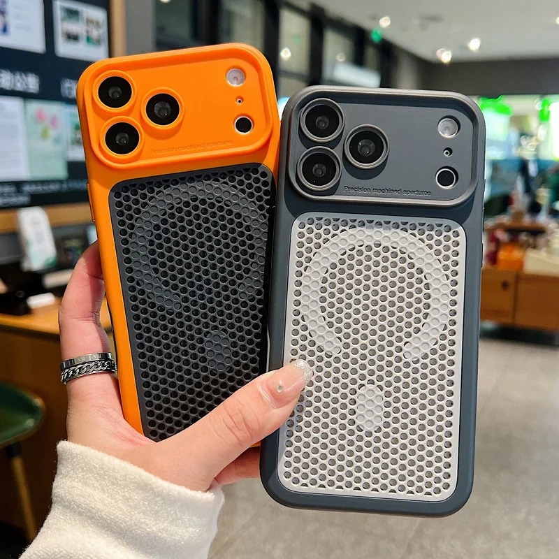 Heat Dissipation Mesh Breathable Case - Cover Magnetica Traspirante a Rete per