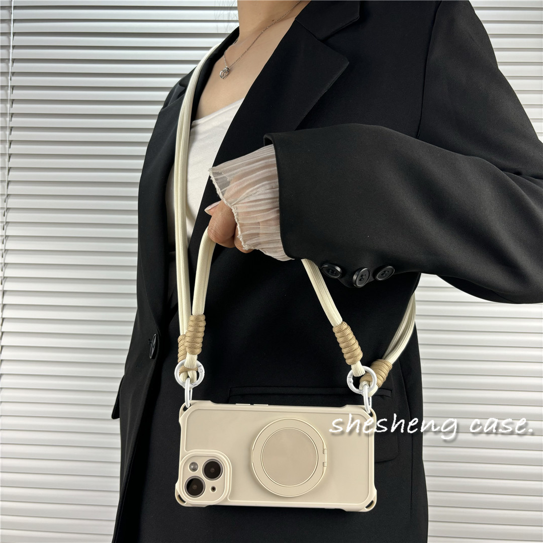 Crossbody Lanyard Neck Strap Case - Custodia a tracolla per Xiaomi 17