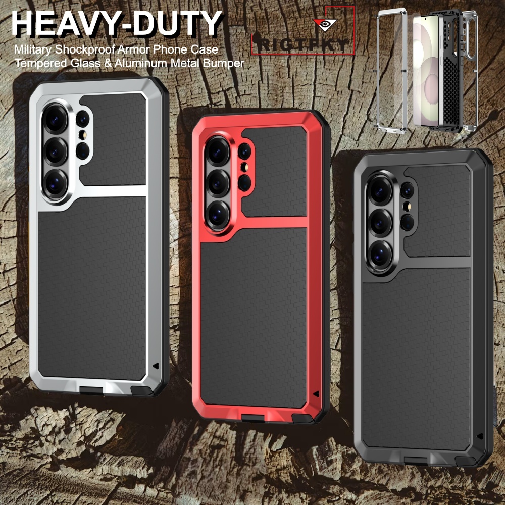 Heavy Duty 360 Full Body Protective Case - Custodia per Samsung S26 Ultra, S26