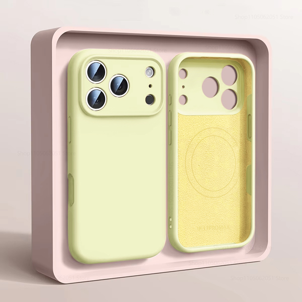 Liquid Silicone Magnetic Phone Case - Custodia Magnetica MagSafe in Silicone Liquido
