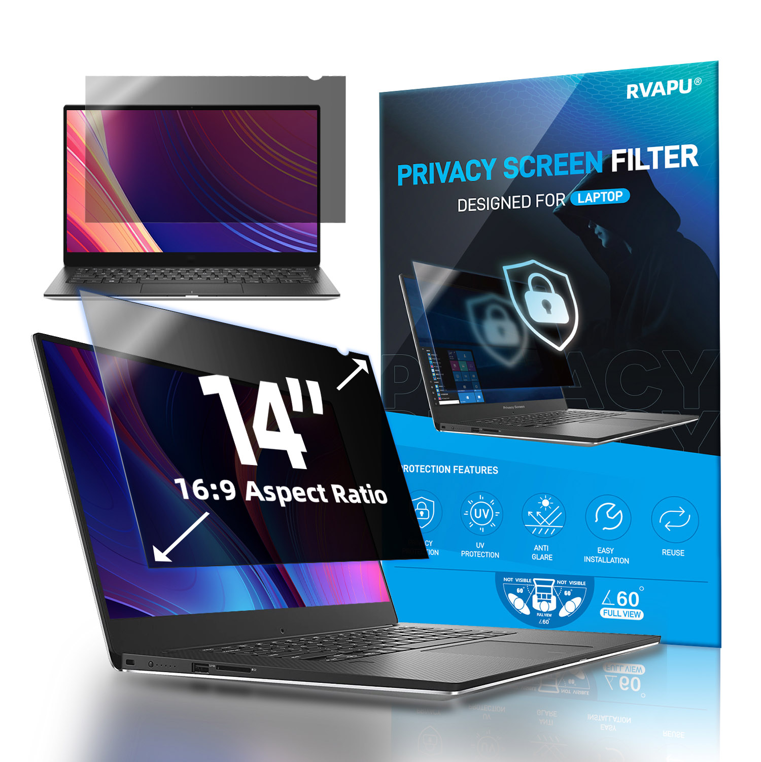 Matte Anti Glare Screen Protector - Per il computer portatile 14 pollici