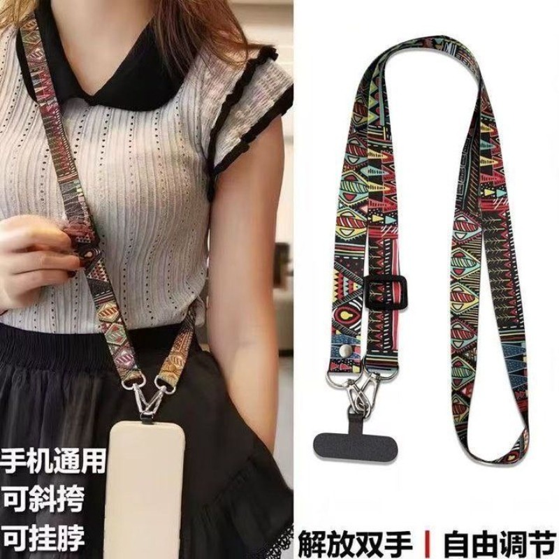 Crossbody Lanyard Neck Strap Case - Carino Cordino per Telefono in Stile