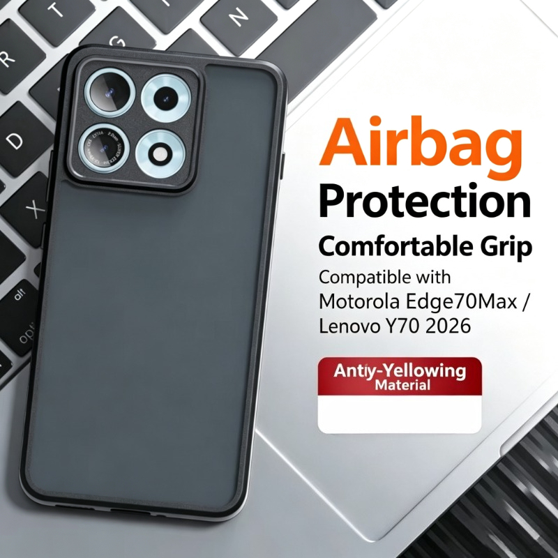 Matte Hard Pc Back Case - Custodia per Motorola Edge 70 Max