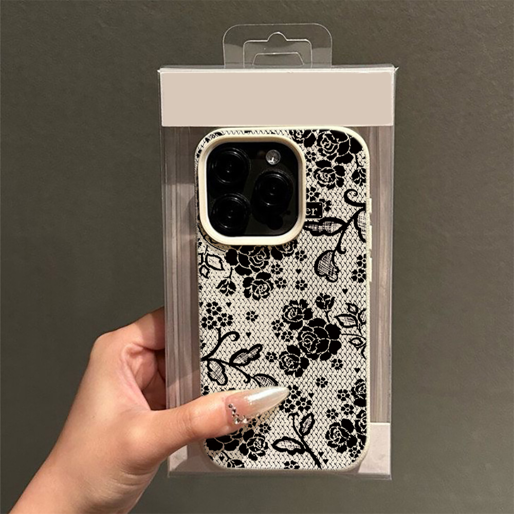 Elegante Cover per iPhone in T - Vintage Floral Pattern Soft Case recensione e prezzo