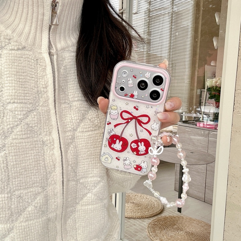 Custodia per telefono scintill - Cute Cartoon Wrist Strap Silicone Case recensione e prezzo