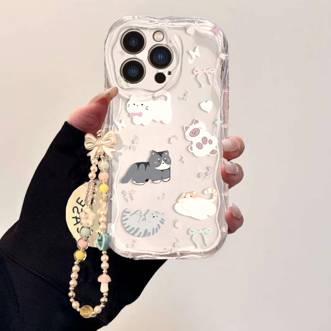 Custodia con catena da polso c - Cute Cartoon Wrist Strap Silicone Case recensione e prezzo