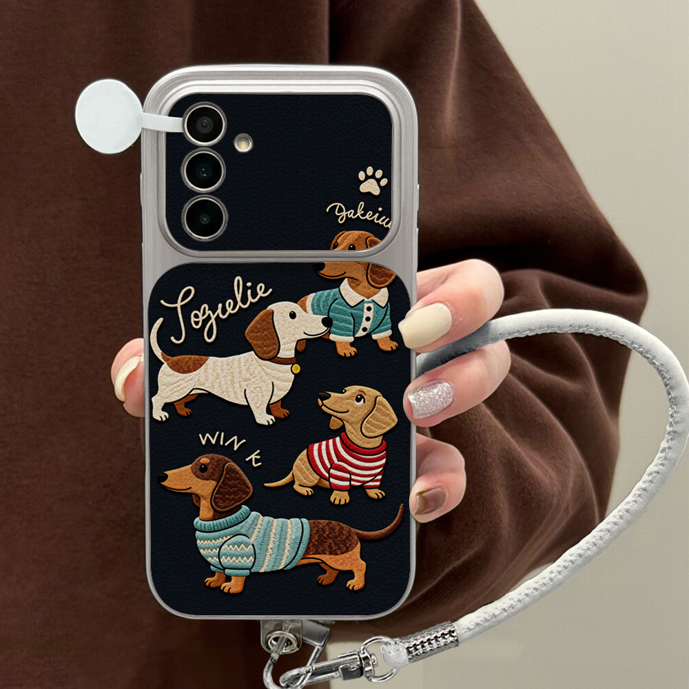 Custodia per telefono in pelle - Cute Cartoon Wrist Strap Silicone Case recensione e prezzo