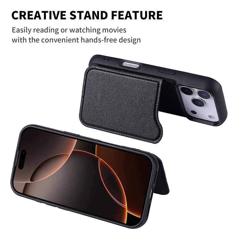 Per Magsafe Custodia per telef - Leather Wallet Card Holder Phone Cover recensione e prezzo