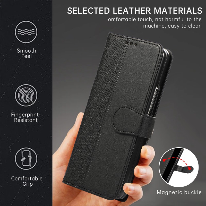 Custodia a Portafoglio in Pell - Leather Wallet Card Holder Phone Cover recensione e prezzo