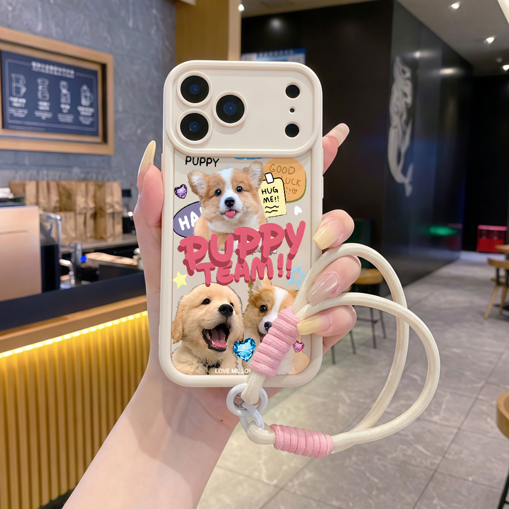 Custodie Morbide per Telefono  - Cute Cartoon Wrist Strap Silicone Case recensione e prezzo