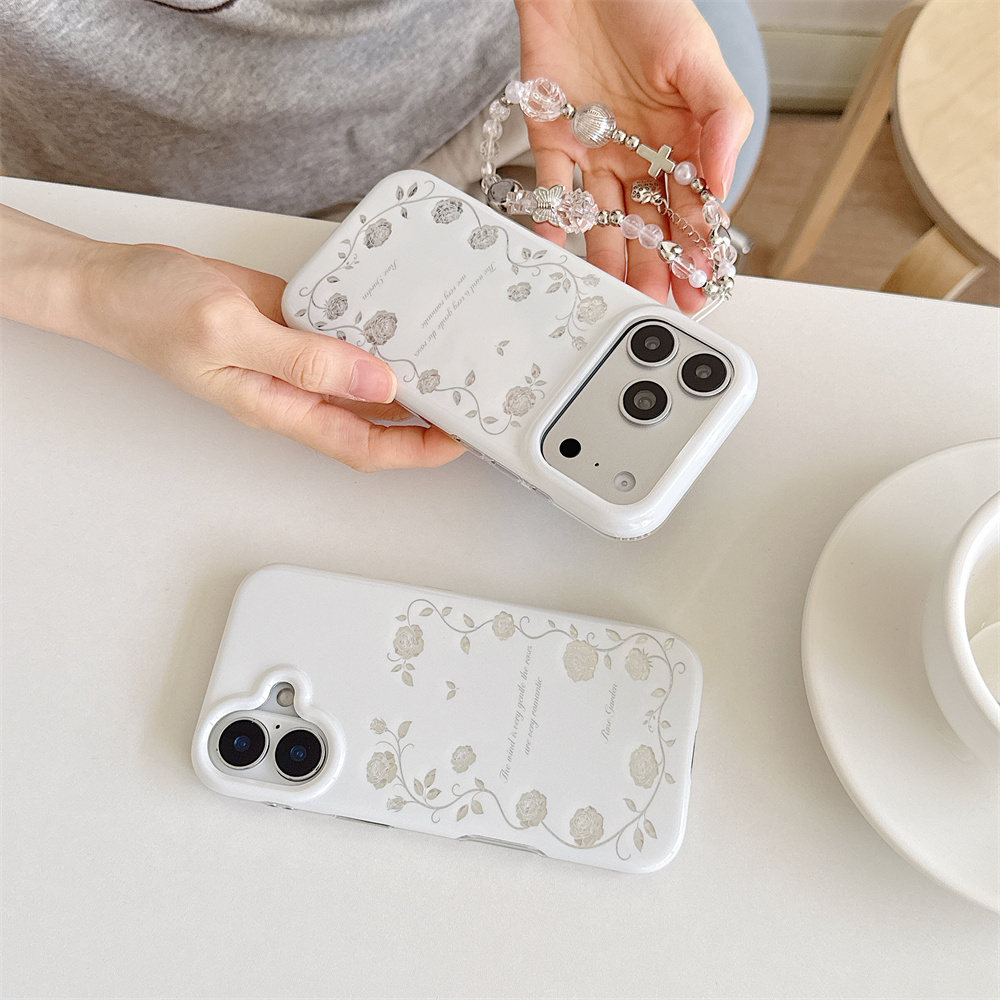 Custodia per iPhone 17 16 15 P - Vintage Floral Pattern Soft Case recensione e prezzo