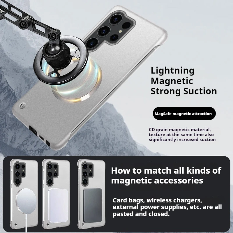 Custodia per telefono magnetic - Ultra Thin Frameless Phone Cover recensione e prezzo