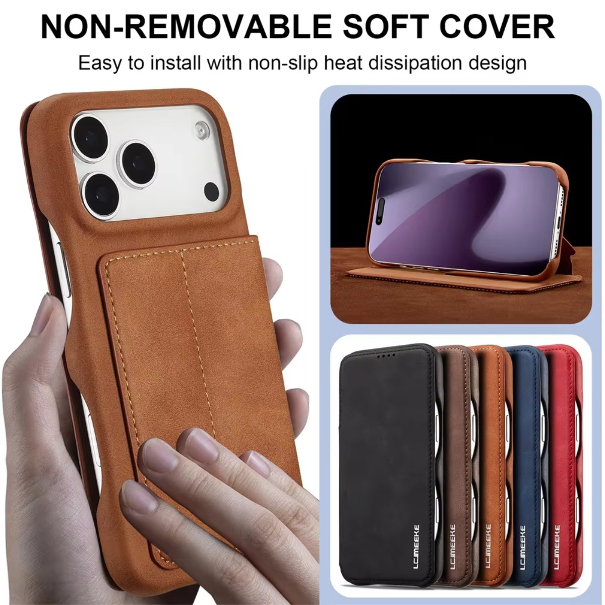 Portafoglio in pelle Flip Cove - Leather Wallet Card Holder Phone Cover recensione e prezzo