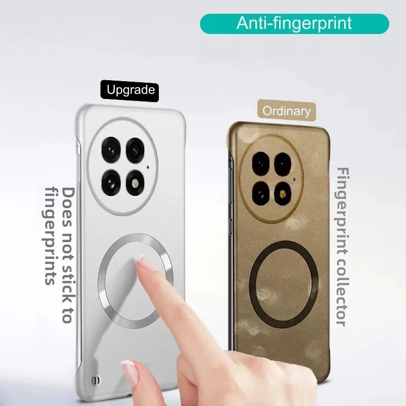 Custodia per telefono magnetic - Ultra Thin Frameless Phone Cover recensione e prezzo