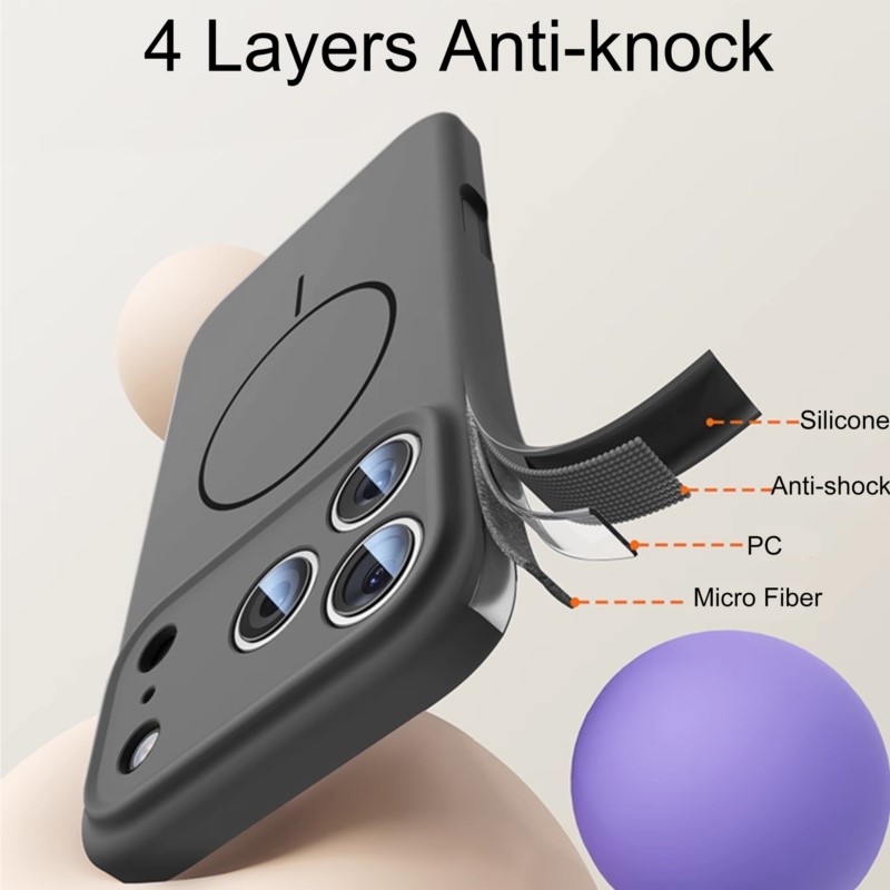 Custodia di Lusso in Silicone  - Liquid Silicone Magnetic Phone Case recensione e prezzo
