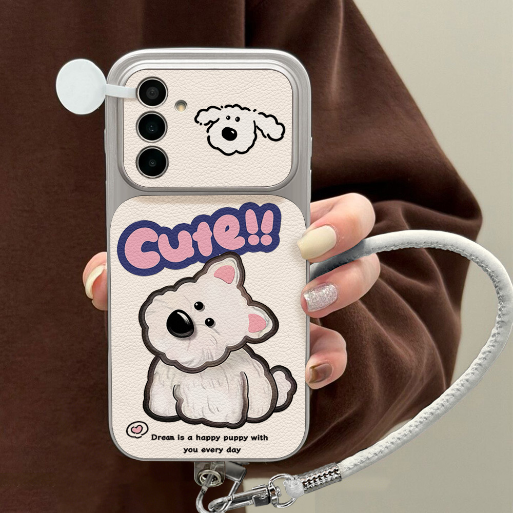 Custodia per telefono con cord - Cute Cartoon Wrist Strap Silicone Case recensione e prezzo
