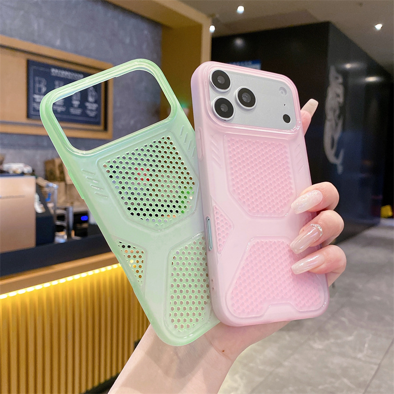 Cover per iPhone 17 16 15 14 P - Heat Dissipation Mesh Breathable Case recensione e prezzo