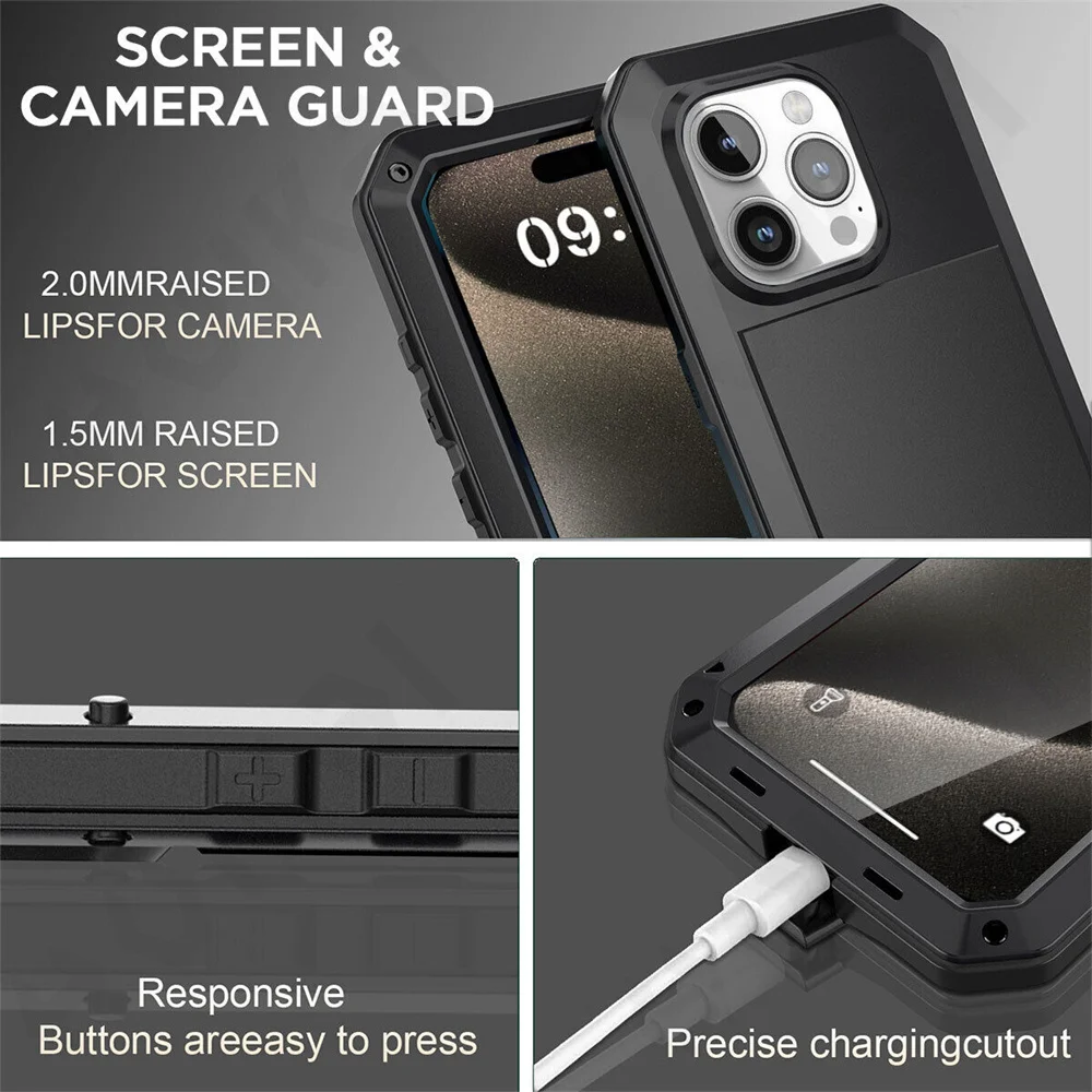 Custodia per iPhone 17 16 15 1 - Heavy Duty 360 Full Body Protective Case recensione e prezzo