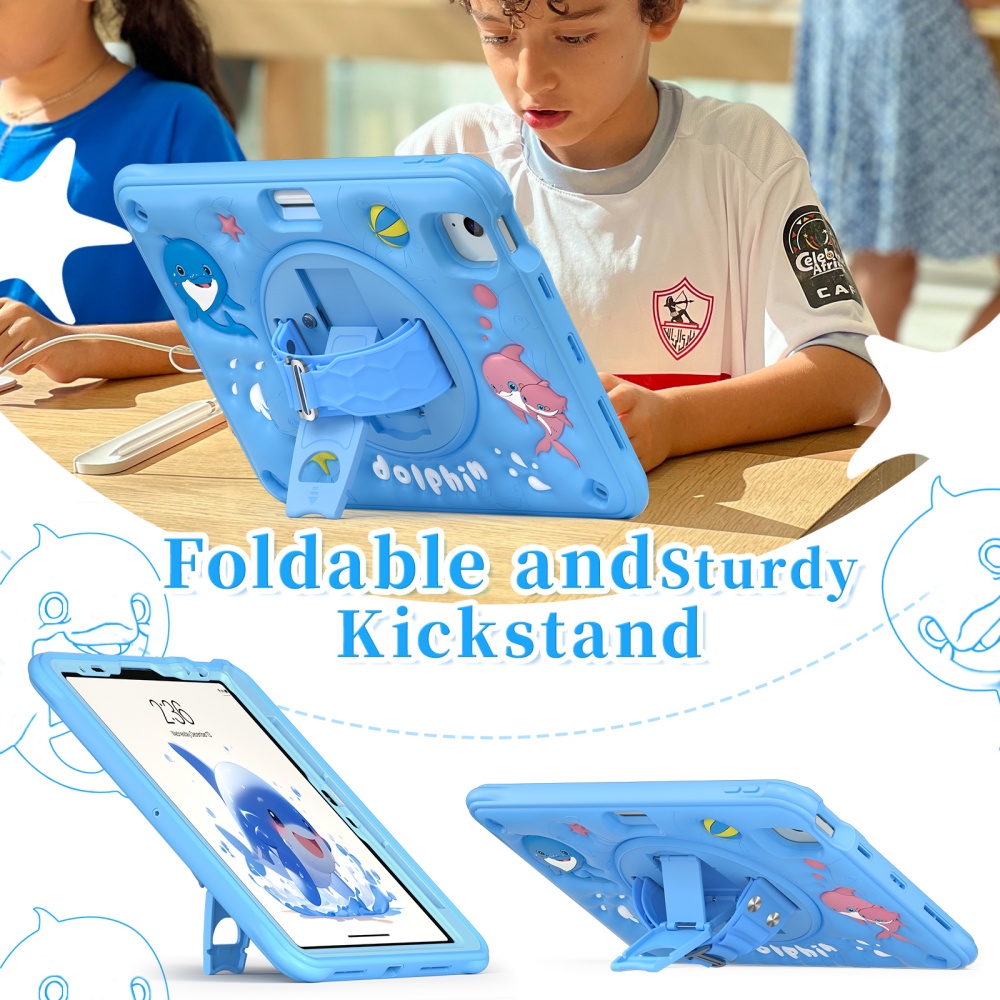 Custodia per iPad Mini A17Pro  - Cute Cartoon Wrist Strap Silicone Case recensione e prezzo