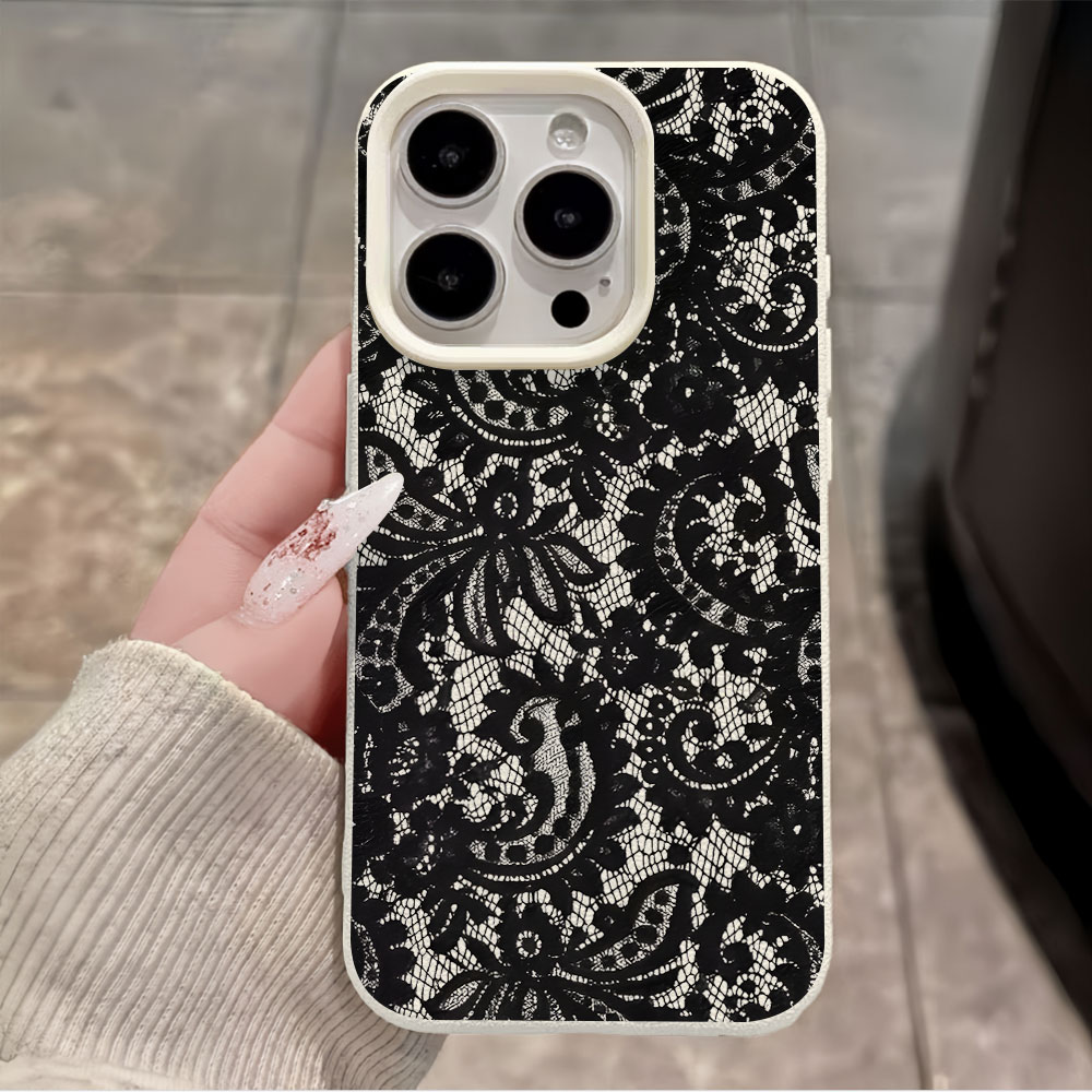 Custodia Morbida Nera Vintage  - Vintage Floral Pattern Soft Case recensione e prezzo