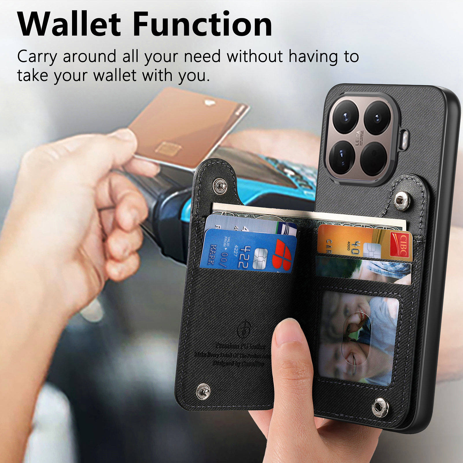 Custodia Protettiva Antiurto i - Leather Wallet Card Holder Phone Cover recensione e prezzo