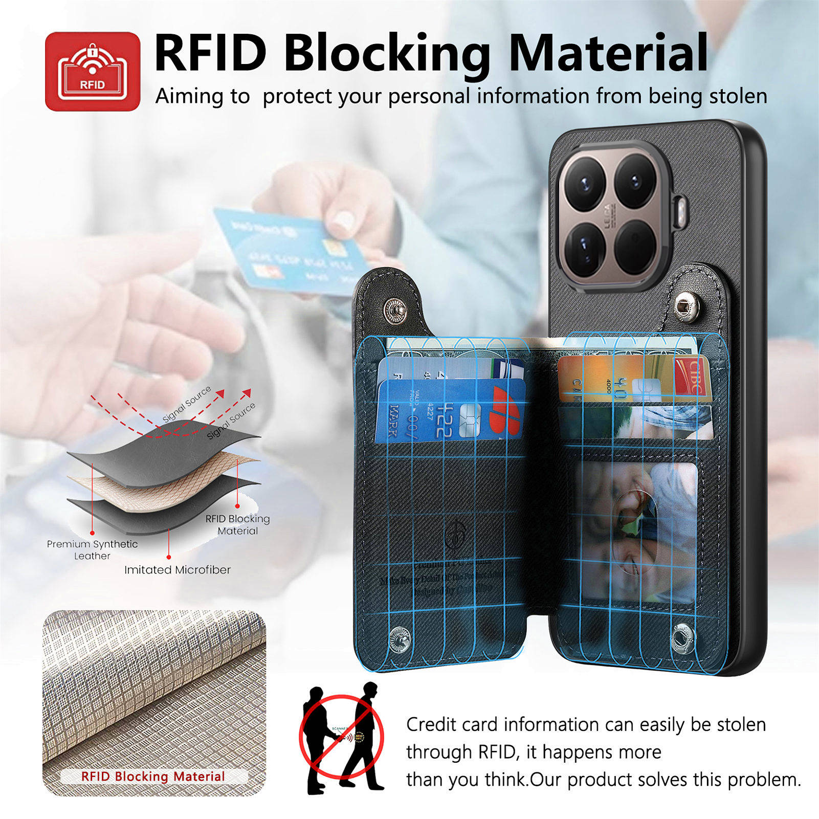 Custodia Protettiva Antiurto i - Leather Wallet Card Holder Phone Cover recensione e prezzo