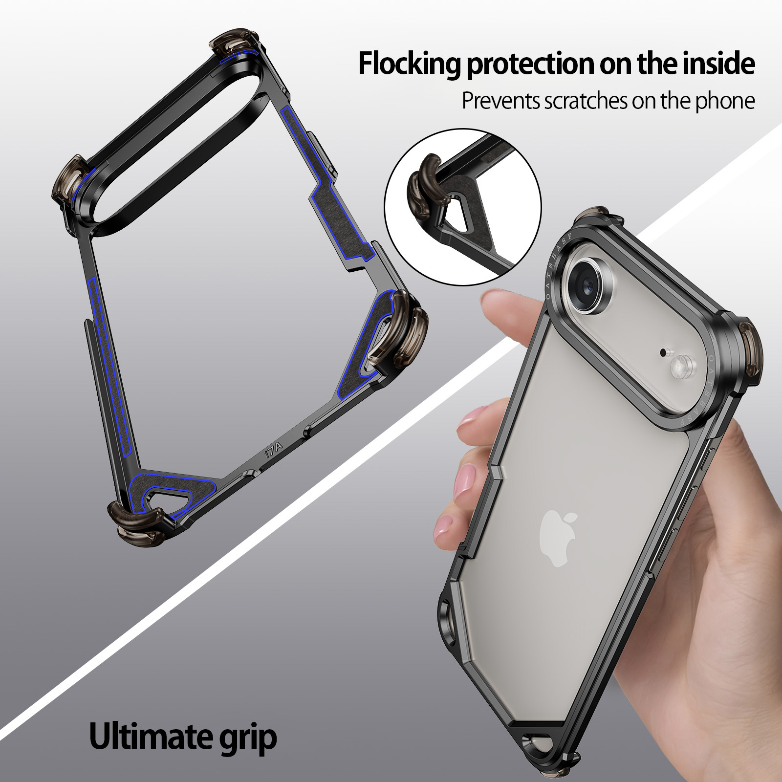 Custodia per iPhone 17 Air in  - Ultra Thin Frameless Phone Cover recensione e prezzo