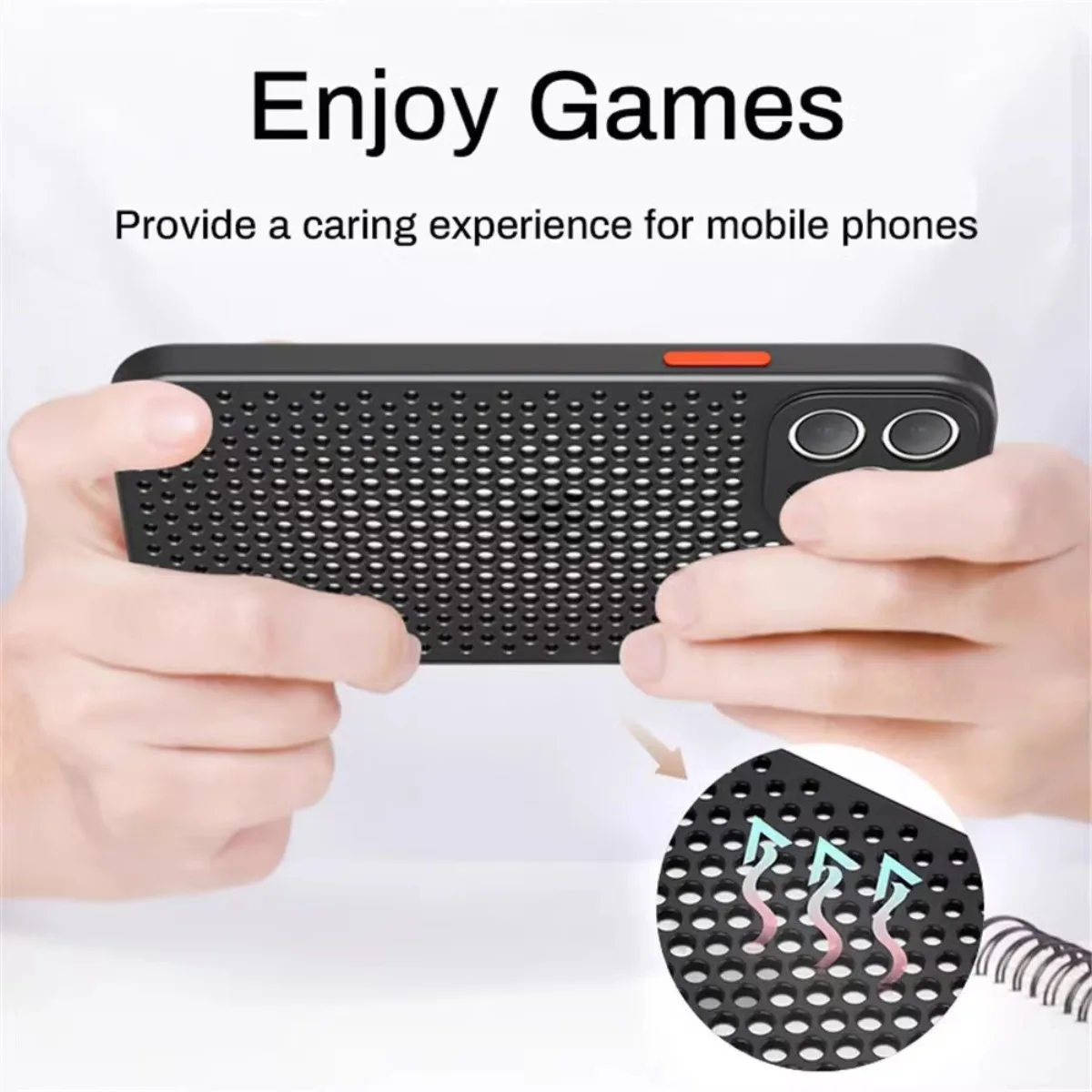 Custodia per telefono di raffr - Heat Dissipation Mesh Breathable Case recensione e prezzo
