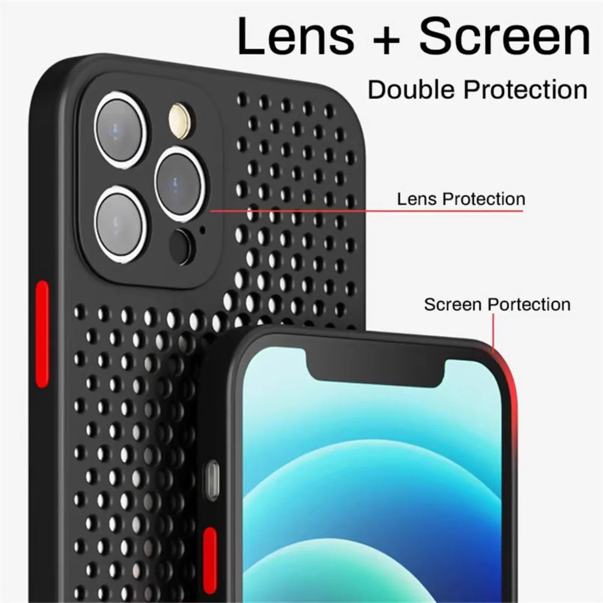 Custodia per telefono di raffr - Heat Dissipation Mesh Breathable Case recensione e prezzo