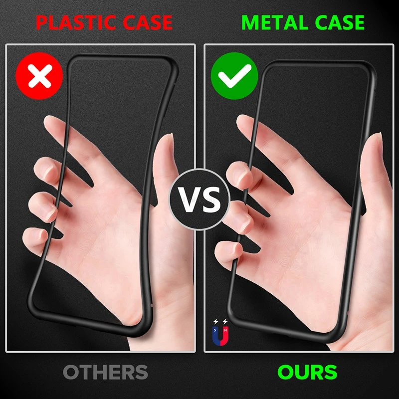 Custodia in metallo per la pri - Anti Spy Privacy Glass Case recensione e prezzo