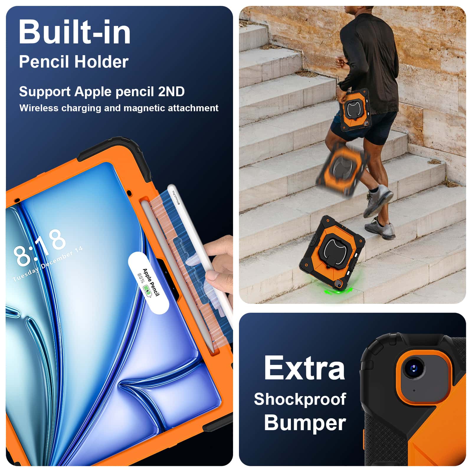 Custodia per iPad Pro 13 M5 Ai - Heavy Duty 360 Full Body Protective Case recensione e prezzo