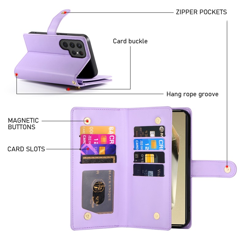 Custodia per telefono con cern - Leather Wallet Card Holder Phone Cover recensione e prezzo