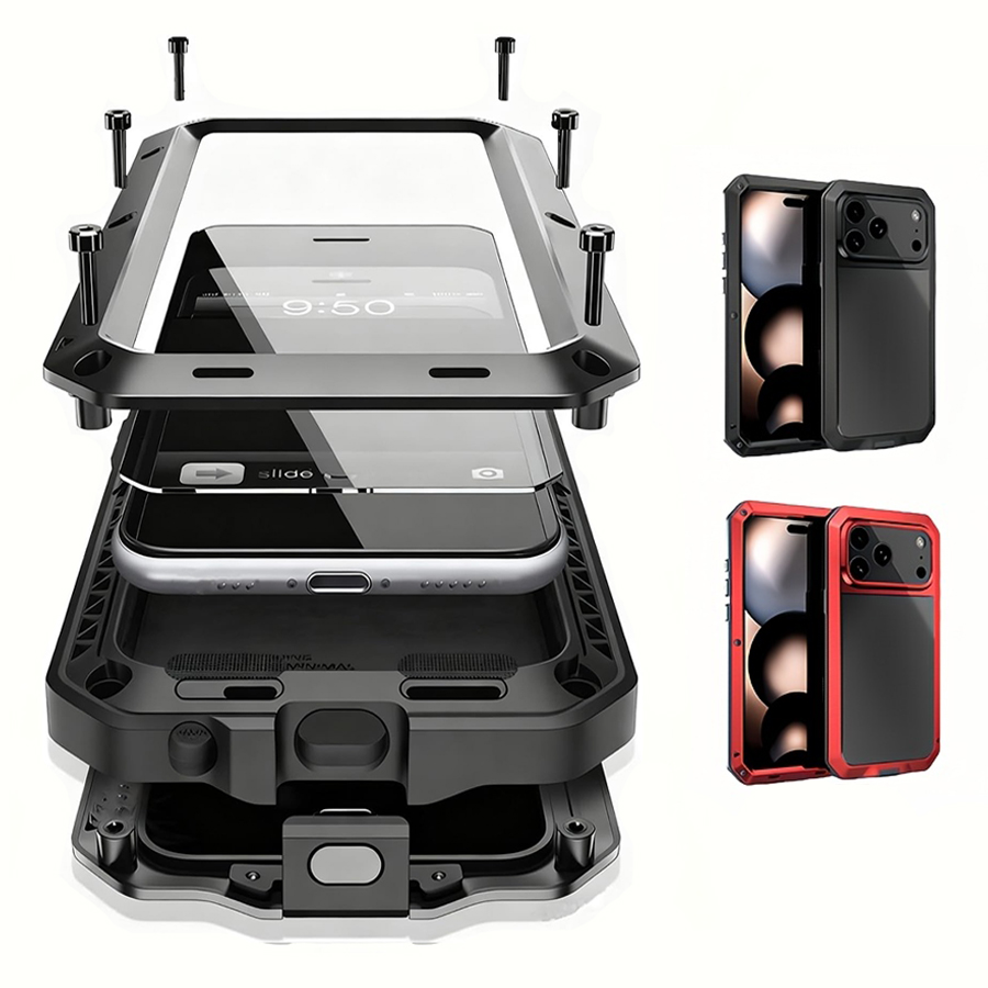 Custodia per telefono in metal - Heavy Duty 360 Full Body Protective Case recensione e prezzo